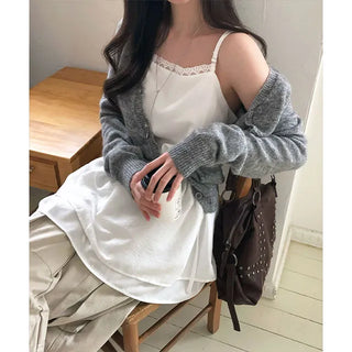 Miku Asymmetrical Knit Cardigan