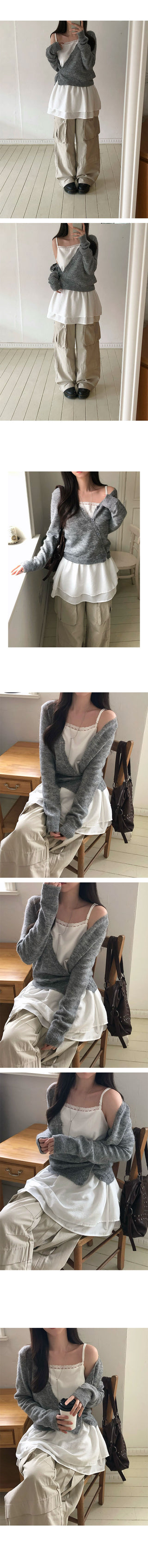 Ciel Lace Sleeveless Bustier Dress Blouse