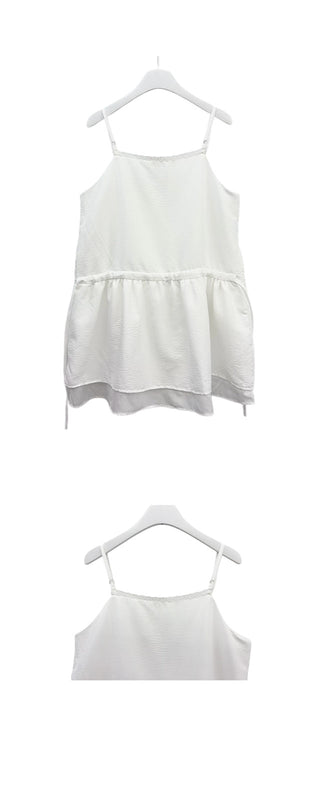 Ciel Lace Sleeveless Bustier Dress Blouse