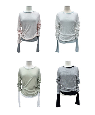 Second Ribbed See-through T-shirt