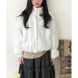 Rimou High-neck Windbreaker Jumper