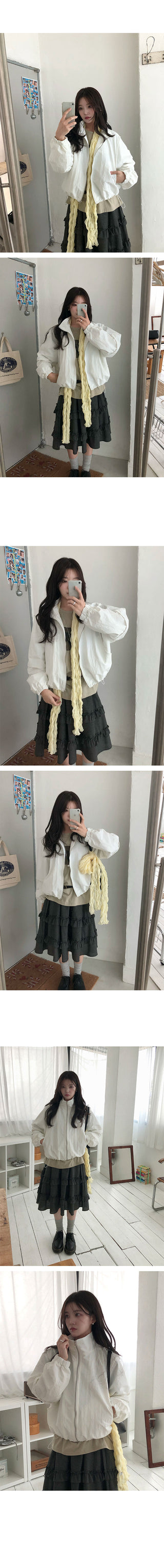 Rimou High-neck Windbreaker Jumper