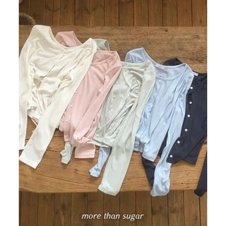 Air Ribbed Flowy Cardigan