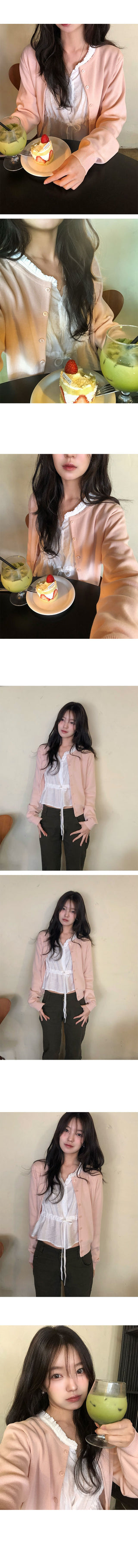 Fruity Linen Round Cardigan