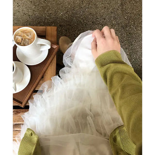 Sunshine Tiered Midi Tulle Skirt