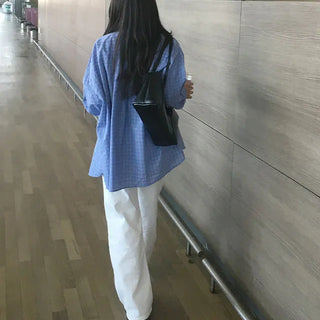 Dancer Back-Point Semi-Bootcut Cotton Pants