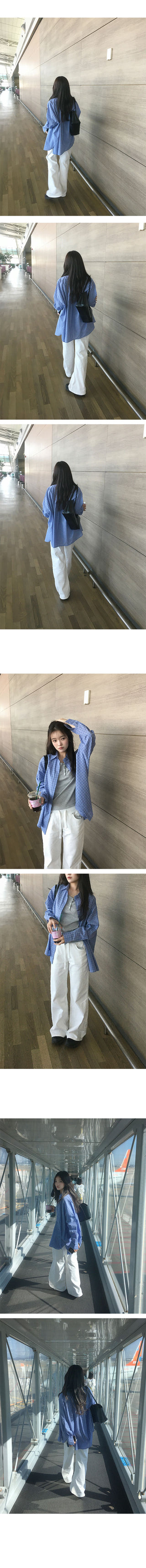 Dancer Back-Point Semi-Bootcut Cotton Pants