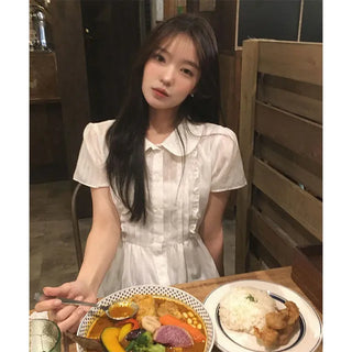 Of Vintage Pintuck Stripe Shirt Blouse