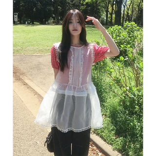 Dering See-through Lace Dress