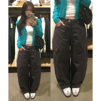 Level Curved Cargo Cotton Pants