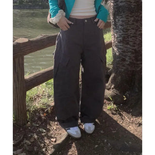 Level Curved Cargo Cotton Pants