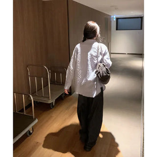 Oslo Oversized Seersucker Check Shirt
