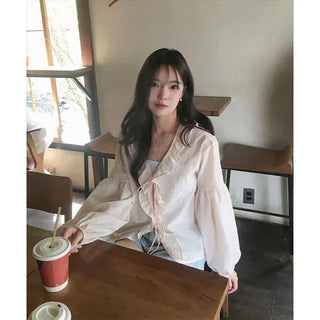 Mirai Frill Ribbon Blouse