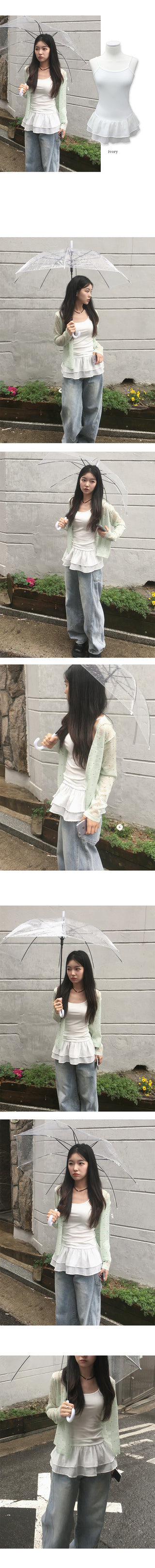 Miyo Frill Layered Sleeveless Dress