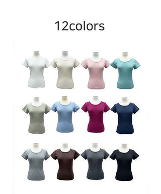 Wave Slim Fit Basic Short Sleeve T-shirt