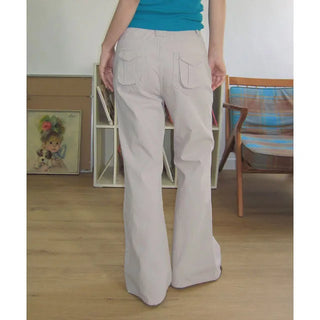 Grab Semi Bootcut Low-Rise Cotton Pants