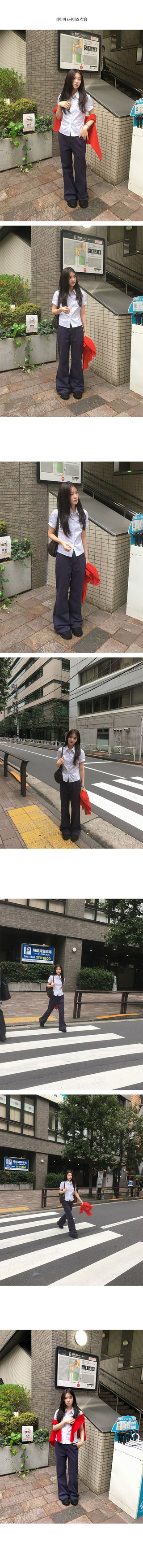 Grab Semi Bootcut Low-Rise Cotton Pants