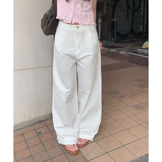 Solv Summer Rustling Wide Pintuck Long Pants