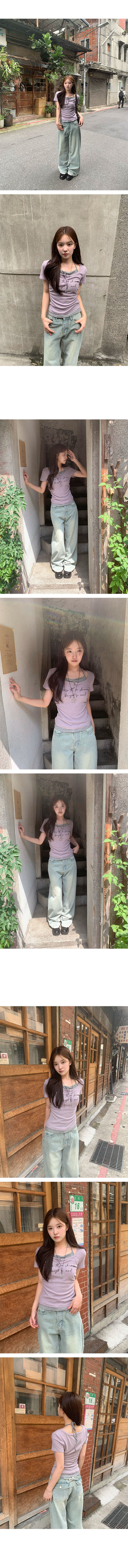 Jessica Vintage Washed Denim Pants