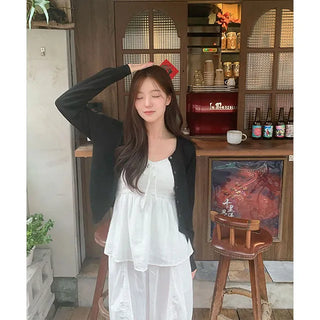 Morning See-through Summer Linen Cardigan