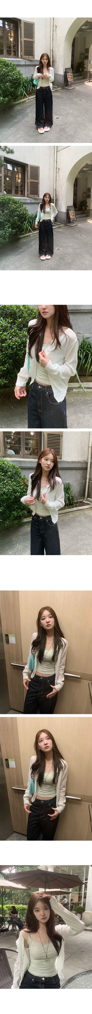 Morning See-through Summer Linen Cardigan