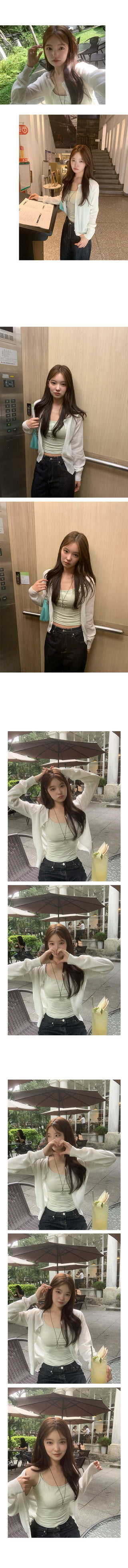 Morning See-through Summer Linen Cardigan