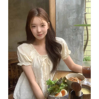 Genie Frill Ribbon Blouse