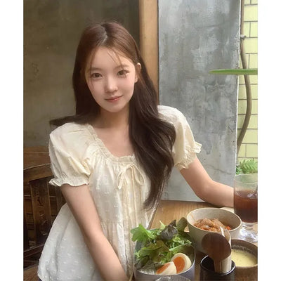 Genie Frill Ribbon Blouse