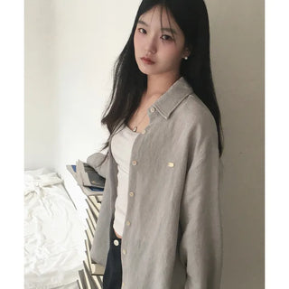 Hera Ribbed Oversized Shirt