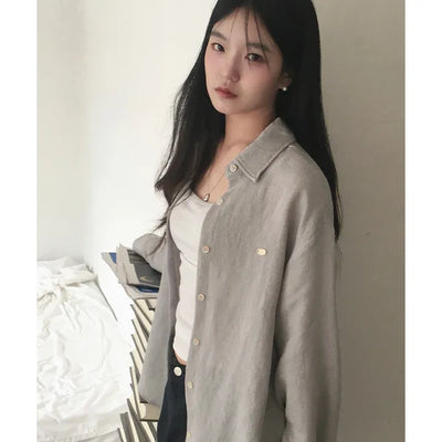 Hera Ribbed Oversized Shirt