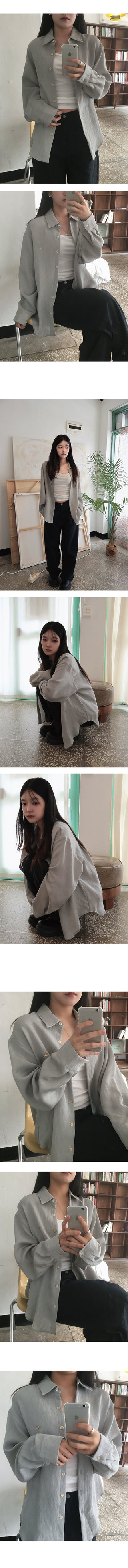Hera Ribbed Oversized Shirt