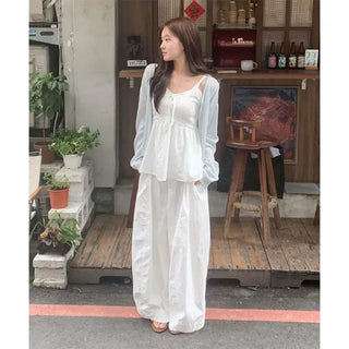 Suzy Lace Ribbon Sleeveless Blouse