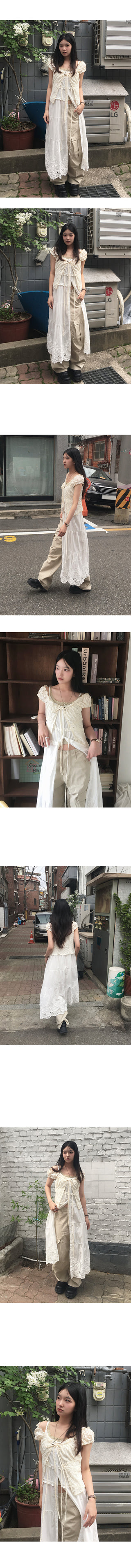 Sonata Punched Lace Ribbon Blouse