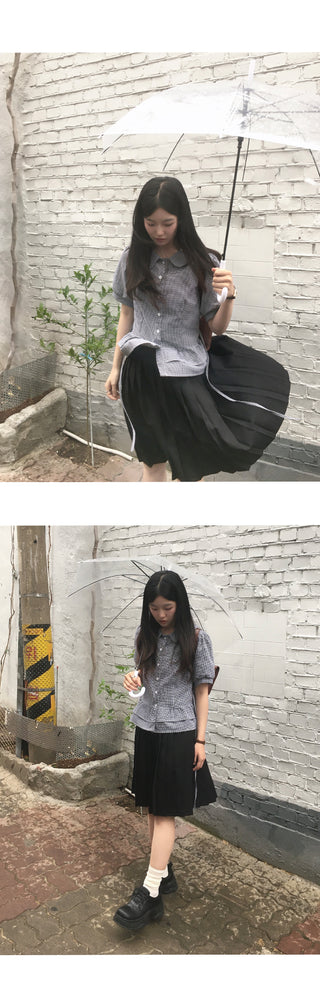 Sando Frill Puff Ribbon Blouse