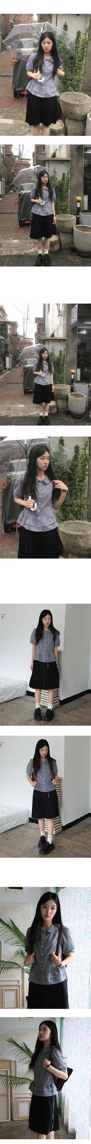 Sando Frill Puff Ribbon Blouse