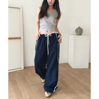 Up Wide Nylon Track Pants