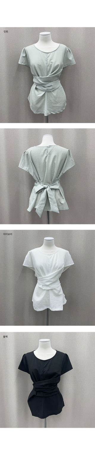 Laura Summer Wrap Blouse