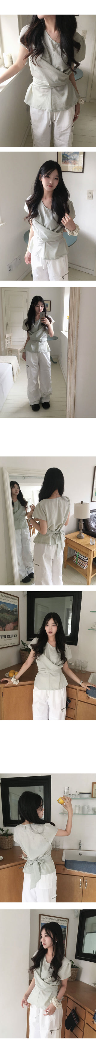 Laura Summer Wrap Blouse