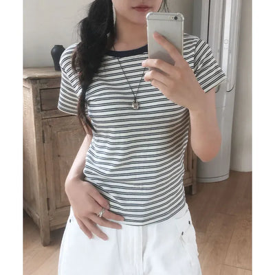 Dive Striped Short Sleeve T-shirt