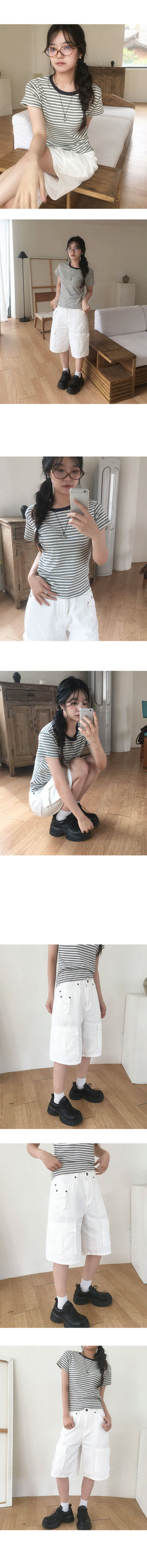 Dive Striped Short Sleeve T-shirt