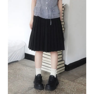 Midi Pleated Skirt