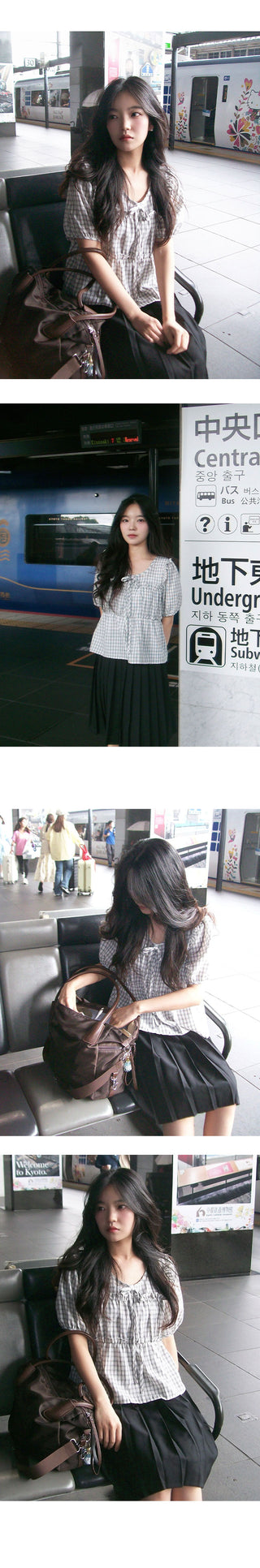 Midi Pleated Skirt