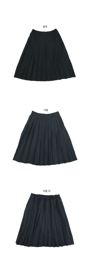 Midi Pleated Skirt