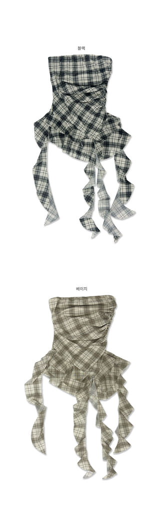 Valhalla Check Top Blouse