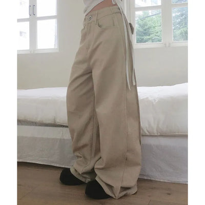 Iron Side Pintuck Button Cotton Pants