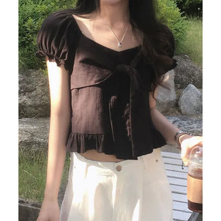 Weekend Ribbon Knot Blouse