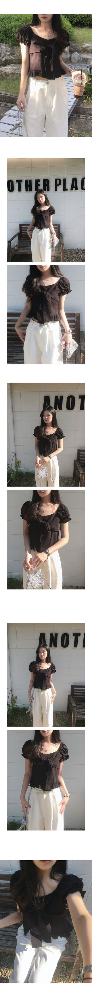 Weekend Ribbon Knot Blouse