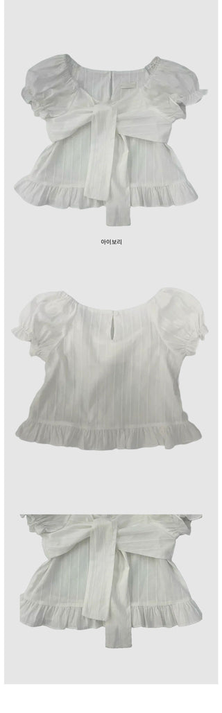 Weekend Ribbon Knot Blouse
