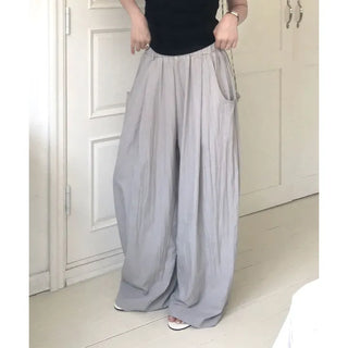 Diving Wide Pintuck Summer Pants