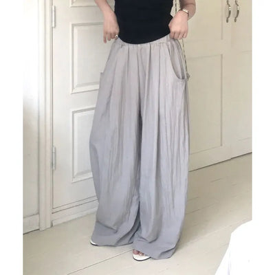 Diving Wide Pintuck Summer Pants
